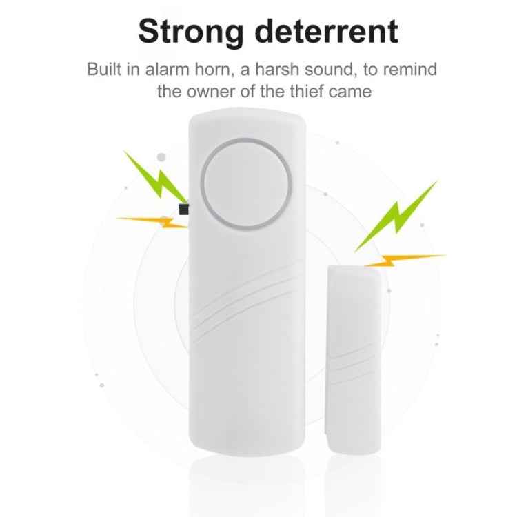 5 PCS Door Window Wireless Burglar Alarm Door Magnetic Alarm Household Safety Equipment
