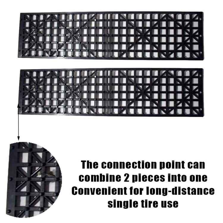 1 Pair Car Off-Road Plate Tires Skid Plates Self-Rescue Off-Road Equipment for Snow and Mud