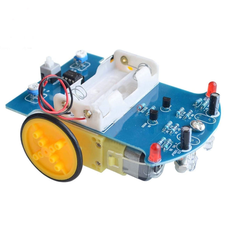 D2-1 DIY Electric Tracking Car Photosensitive Robot Parts, Electric Tracking Car