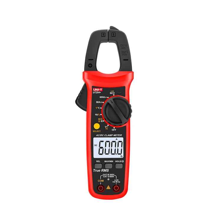 UNI-T UT204+ 600A Digital Clamp Meter AC DC Voltage Detector