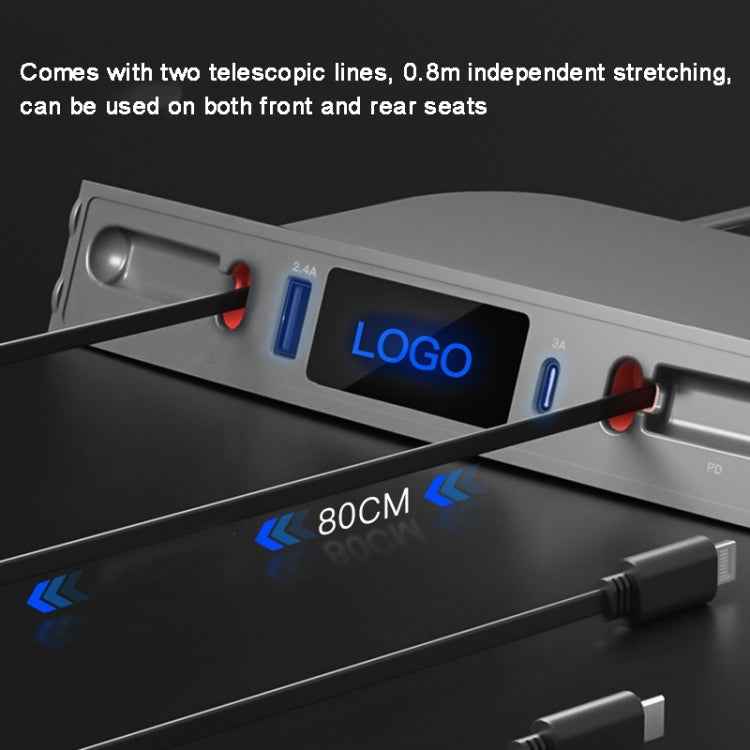 For Tesla Model 3 / Y 27W Quick Interior Charger Intelligent 8 Pin Docking Station HUB