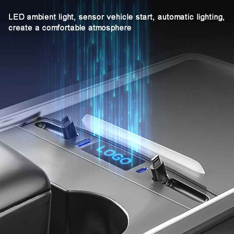 For Tesla Model 3 / Y 27W Quick Interior Charger Intelligent 8 Pin Docking Station HUB