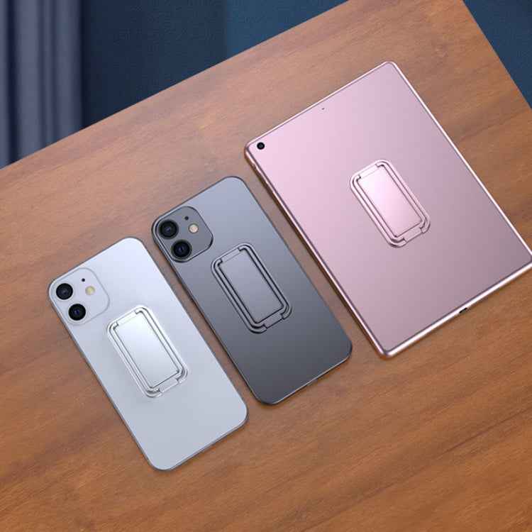 Metal Car Mobile Phone Folding Bracket Ring Buckle Paste Bracket,Style: