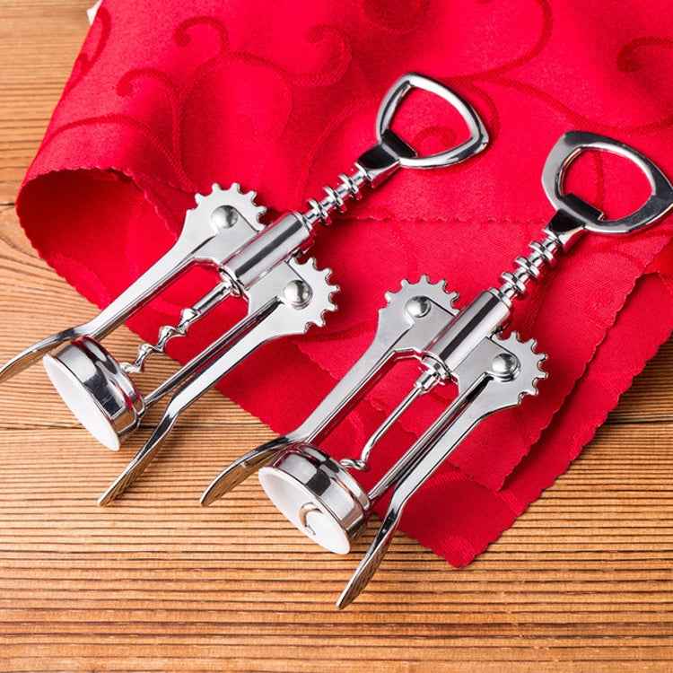 2 PCS Multifunctional Zinc Alloy Red Wine Bottle Opener Kitchen Supplies Gadgets