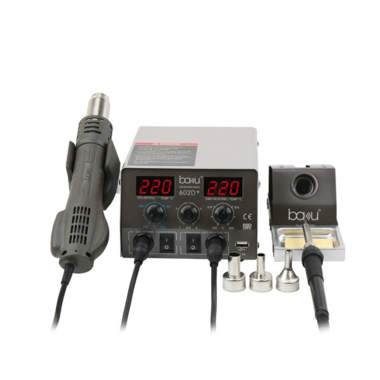 BAKU BA-602D+ Welding Station Set Dual Digital Display Mobile Phone Repair Tin Welding Tool