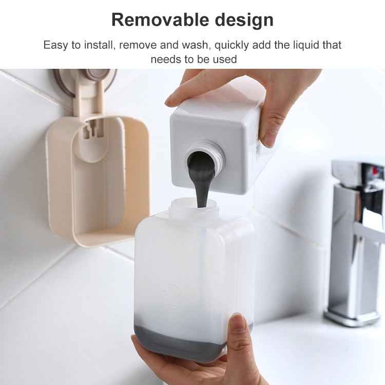 Kitchen Sink Hand Sanitizer Bottle Shower Gel Hole-free Wall-mounted Bathroom Soap Dispenser