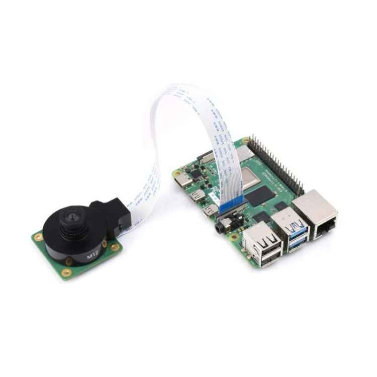 Waveshare WS1053516 High Resolution Lens 16MP, 105 Degree FOV, 3.56mm Focal length, For Raspberry Pi Camera M12 23966