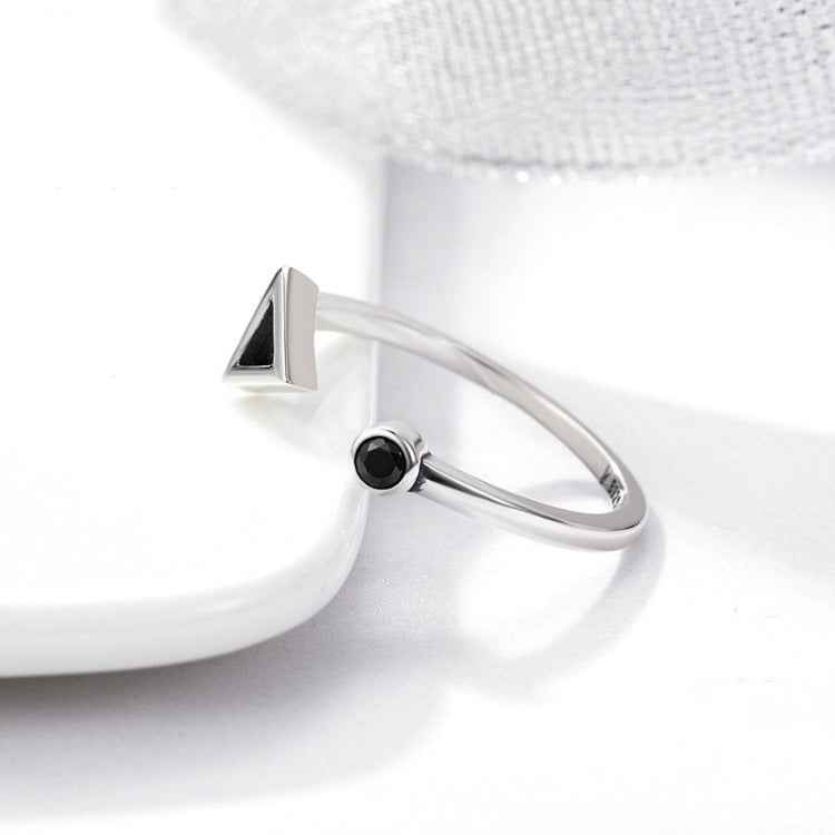Geometric Movement Open Ring S925 Sterling Silver Ring