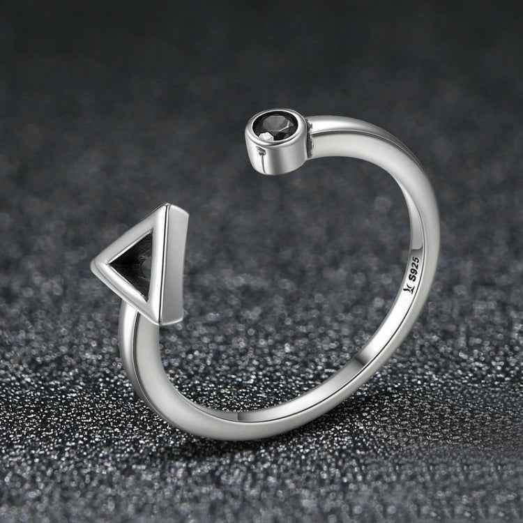 Geometric Movement Open Ring S925 Sterling Silver Ring