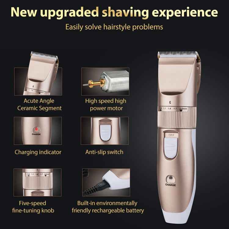 JIANDA X1 Hair Clipper Electric Clipper Rechargeable Adult Children Electric Faders Plug And Play Shaver