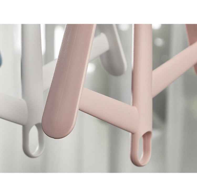 Multifunctional Outdoor Windproof Clothes Rack Balcony Shoe Rack Random Color