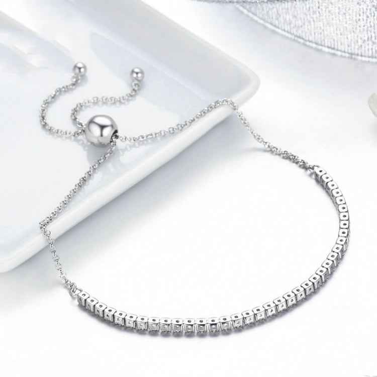 Affectionate S925 Sterling Silver Bracelet Adjustable Women Bracelet