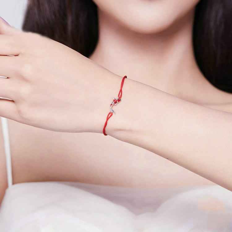 Sterling Silver Red String Bracelet Koi Star Bracelet Jewelry