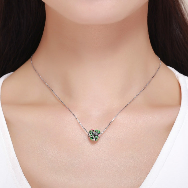 925 Sterling Silver Bird In The Woods Charm Beads Fit Women Bracelet Necklaces Jewelry