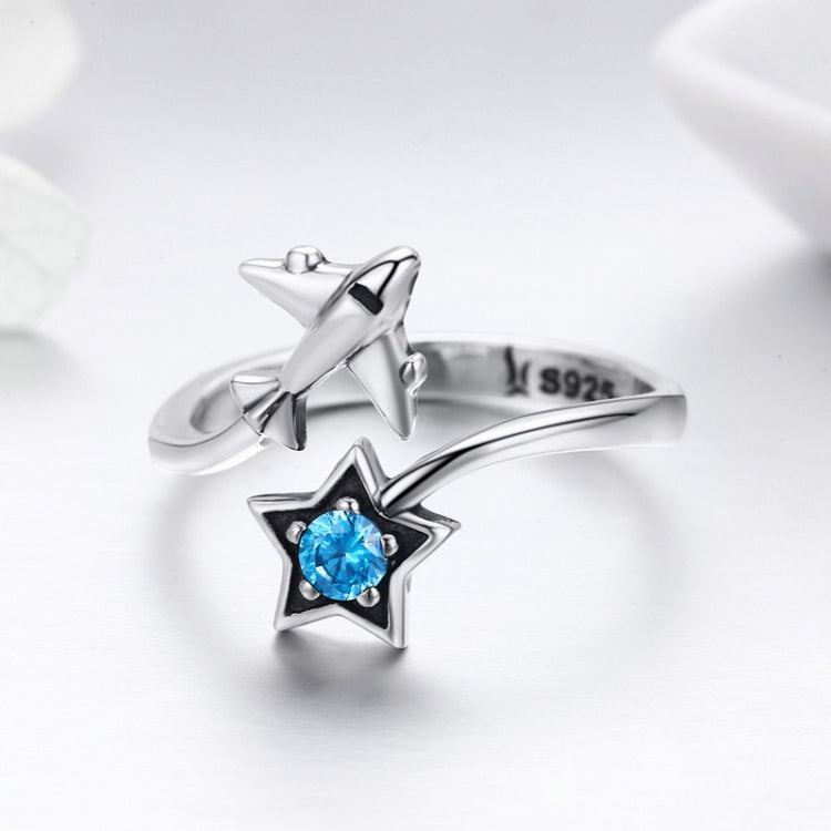 S925 Sterling Silver Ring Interstellar Journey Open Female Ring