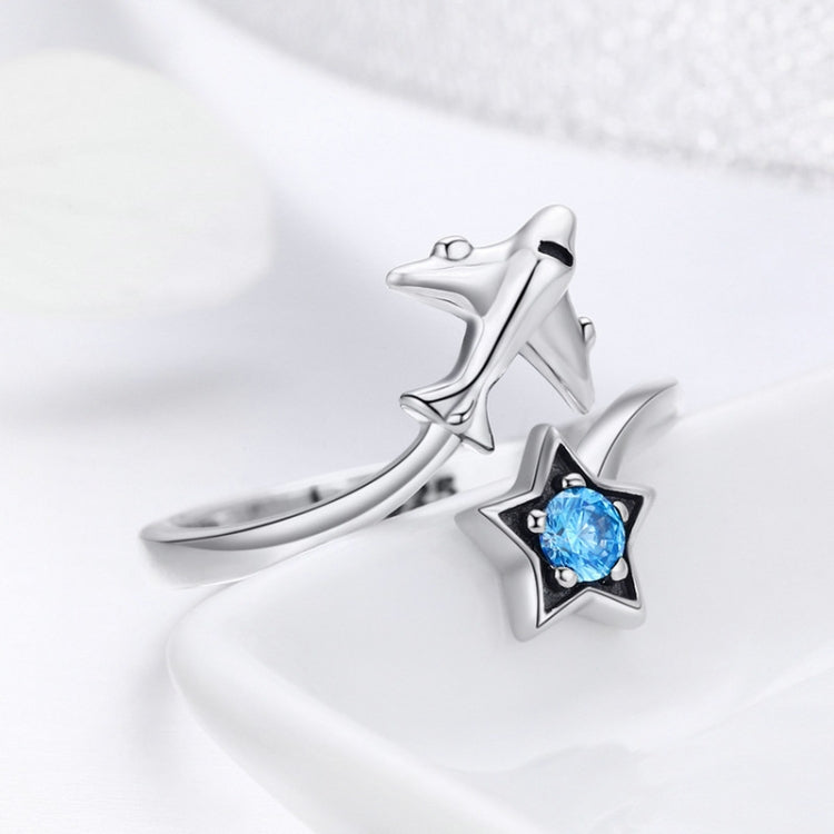 S925 Sterling Silver Ring Interstellar Journey Open Female Ring