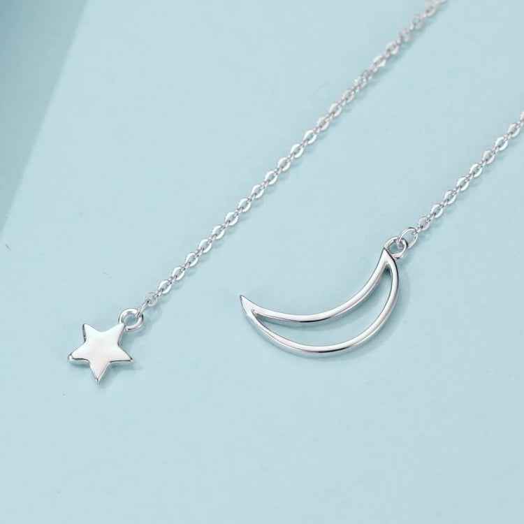 Stars Moon S925 Sterling Silver Necklace