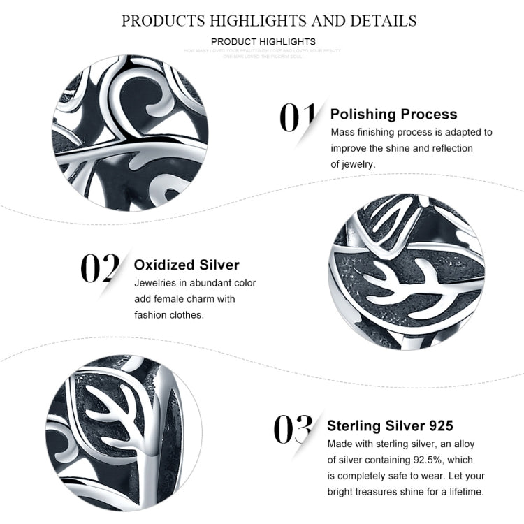 S925 Sterling Silver Accessories Rain Garden Beads