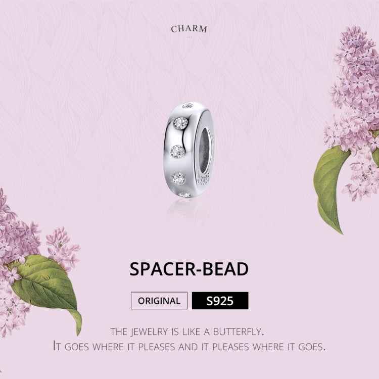 S925 Sterling Silver Zircon Beaded DIY Bracelet Accessories