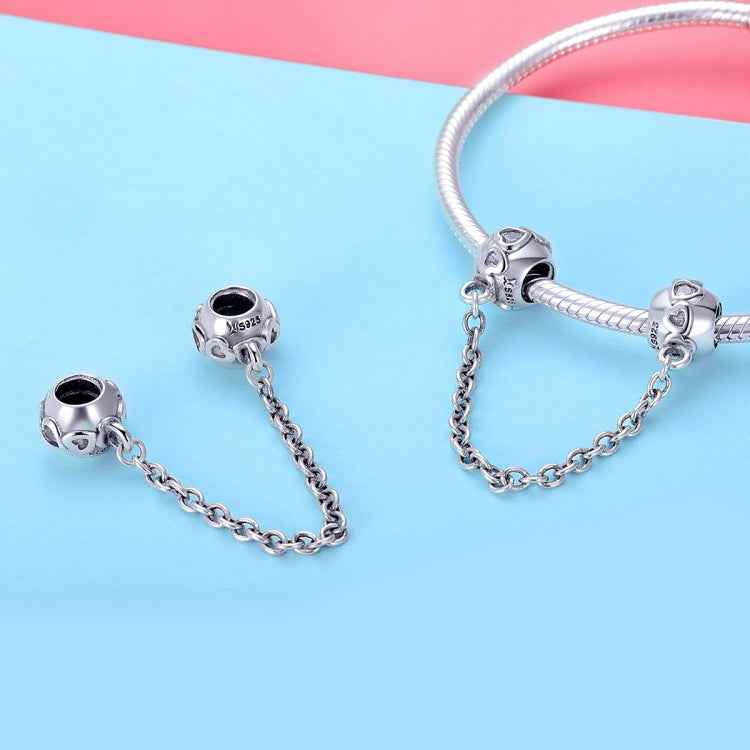 S925 Sterling Silver Little Cute Personality All-match Safety Chain