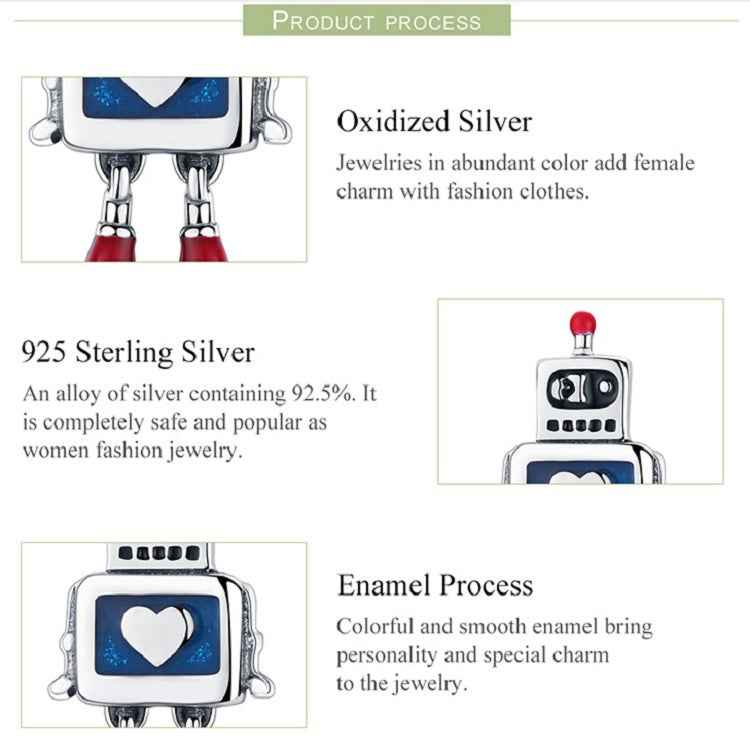 Robot S925 Sterling Silver Earrings Dripping Oil Hypoallergenic Earrings