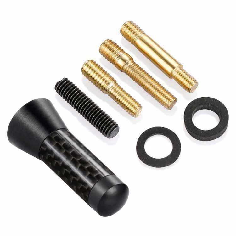 3.5cm Modified Metal Antenna Carbon Fiber Car Antenna Car Decorative Antenna