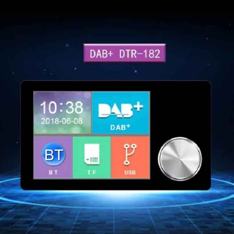 2.8 inch Car DAB+Digital Broadcasting Colorful Screen Receiver FM Forwarding AUX Output