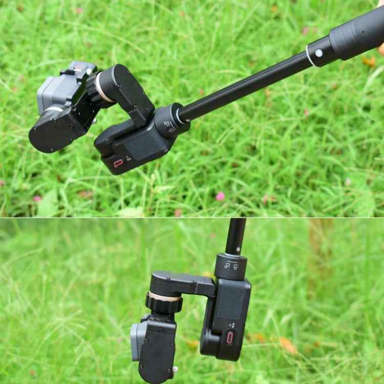 Handheld Three-axis Gimbal Stabilizer GoPro Selfie Stick Extension Length : 19cm-73cm
