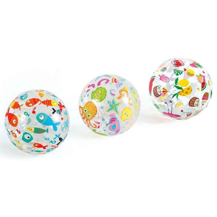 Children Early Education Swimming and Water Toys Inflatable Beach Ball Color Random Delivery, Early Education Swimming Toy