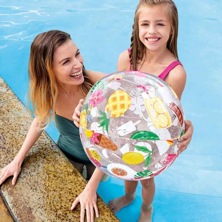 Children Early Education Swimming and Water Toys Inflatable Beach Ball Color Random Delivery