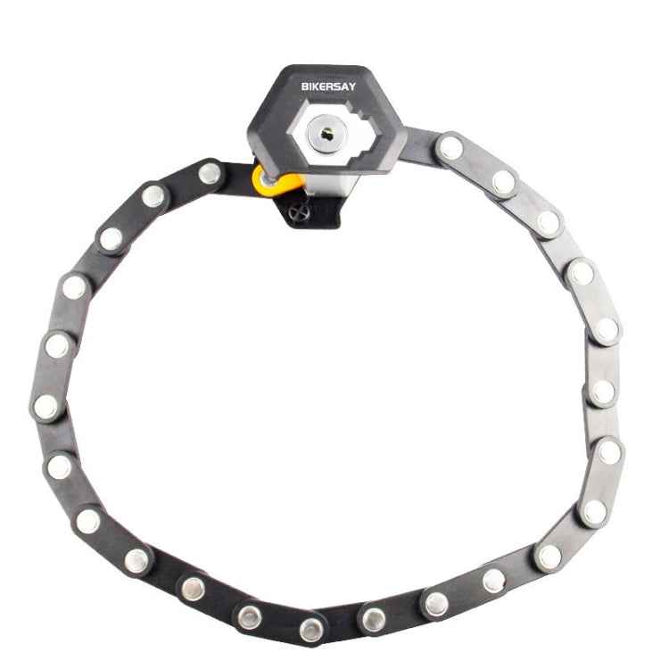 BIKERSAY BK001 Bicycle Folding Lock Anti-theft Anti-cutting Mountain Bike Burger Lock