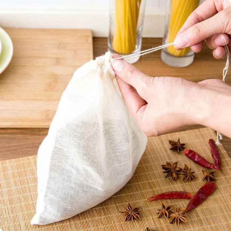 100pcs / Pack 20x25cm Soup Gauze Filter Bag Kitchen Utensils Soup Residue Isolation Bag