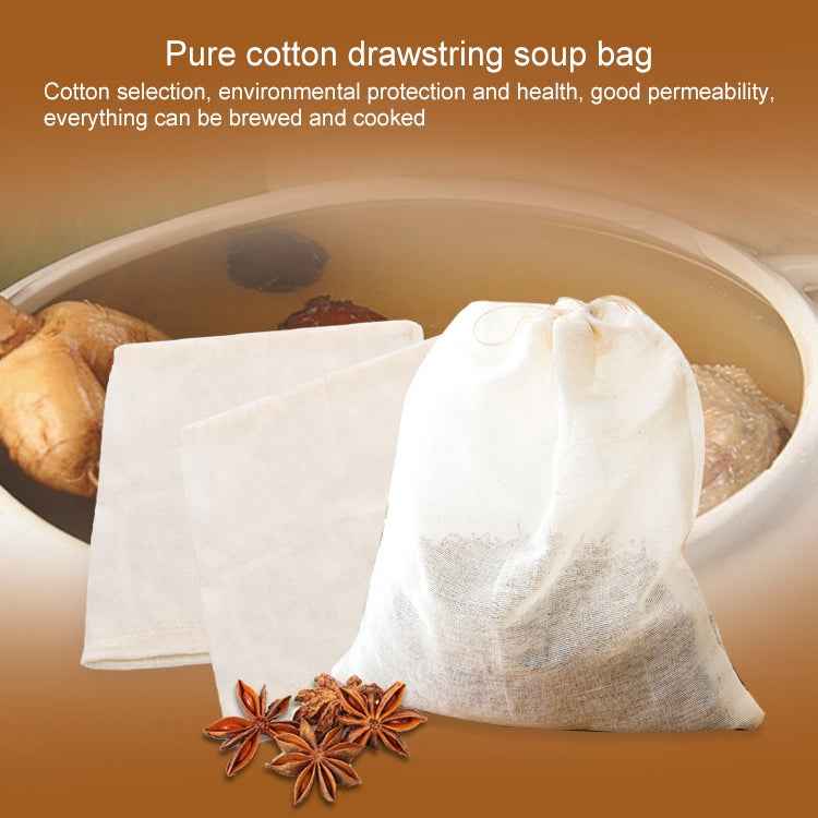 100pcs / Pack 20x25cm Soup Gauze Filter Bag Kitchen Utensils Soup Residue Isolation Bag