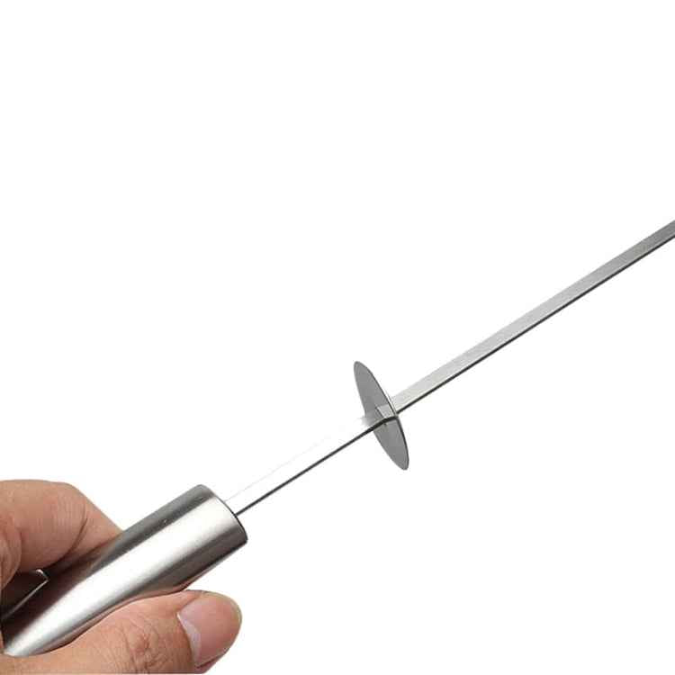 5 PCS Barbecue Pin With Handle BBQ Stainless Steel Grill Skewer Grill Pin With Heat-proof Handle