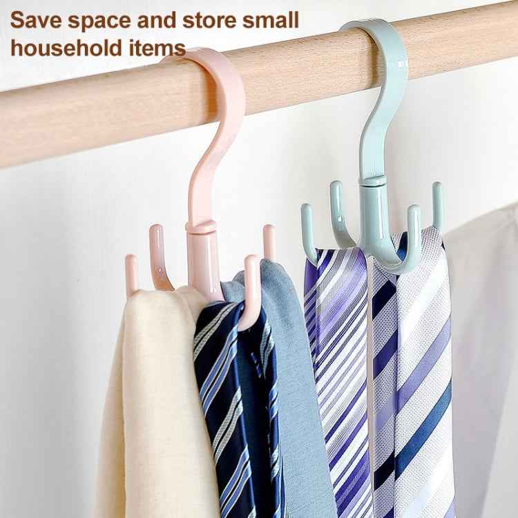 Rotatable Tie Belt Wardrobe Storage Hook