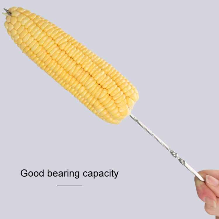 10pcs / Set Metal Square Flat Barbecue Stick BBQ Skewers