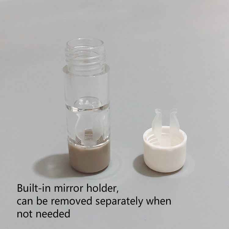 2pcs Contact Lens Companion Box Double Head Box RGP Rigid Glasses Case Random Colour