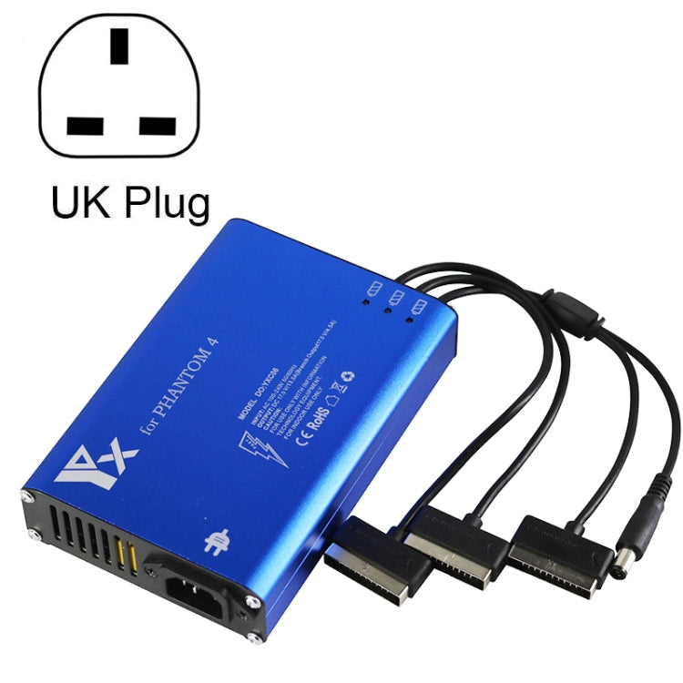 For DJI Phantom 4 Pro Advanced+ Charger 4 in 1 Hub Intelligent Battery Controller Charger, US Plug, EU Plug, UK Plug, AU Plug
