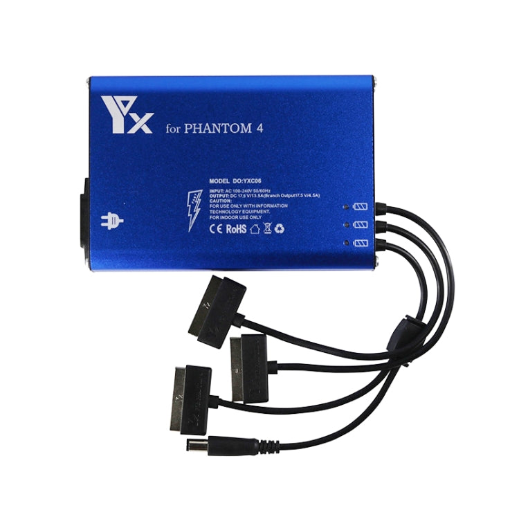 For DJI Phantom 4 Pro Advanced+ Charger 4 in 1 Hub Intelligent Battery Controller Charger, US Plug, EU Plug, UK Plug, AU Plug
