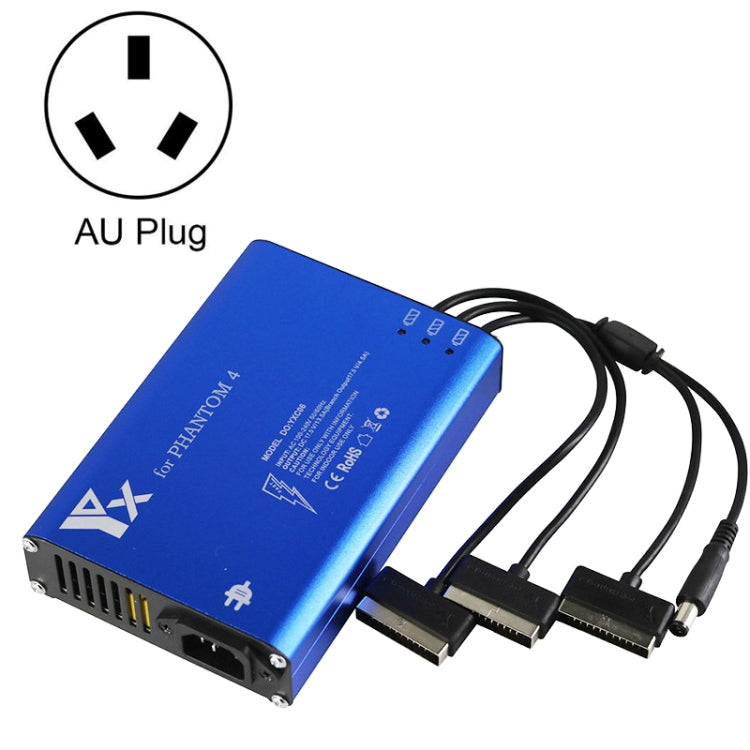 For DJI Phantom 4 Pro Advanced+ Charger 4 in 1 Hub Intelligent Battery Controller Charger, US Plug, EU Plug, UK Plug, AU Plug