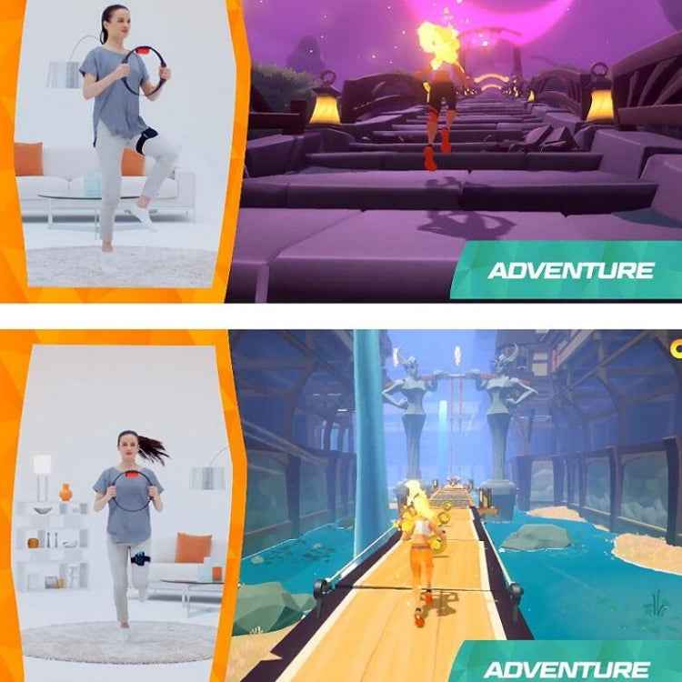 Game Fitness Ring Sports Fitness Ring + Leg Strap For Nintendo NS