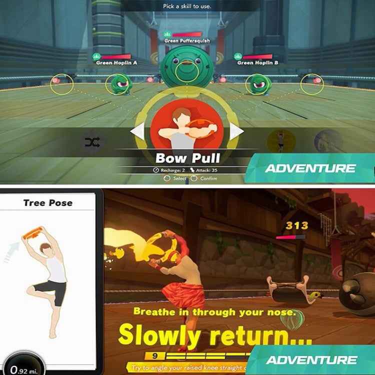 Game Fitness Ring Sports Fitness Ring + Leg Strap For Nintendo NS