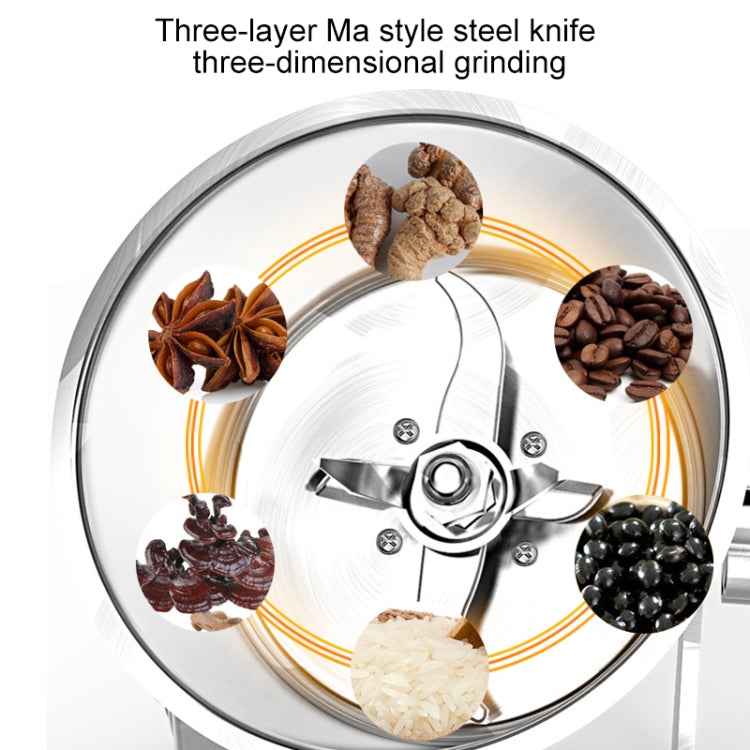 Swinging Medicinal Material Powdering Machine Small Pharmacy Medicine Grinding Machine EU Plug