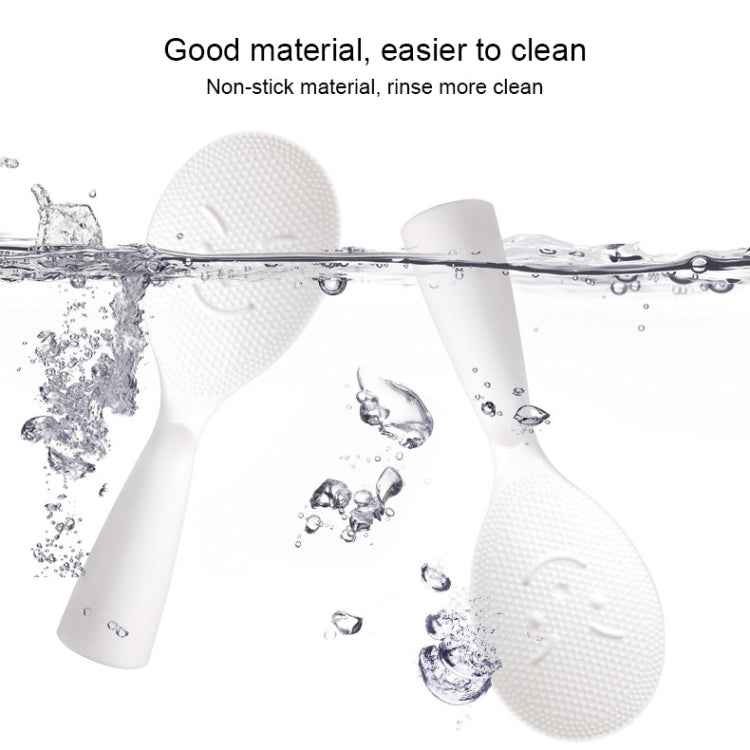 Creative Smile Face Rice Spoon Vertical Type Food Grade Kitchen Rice Cooker Spoon