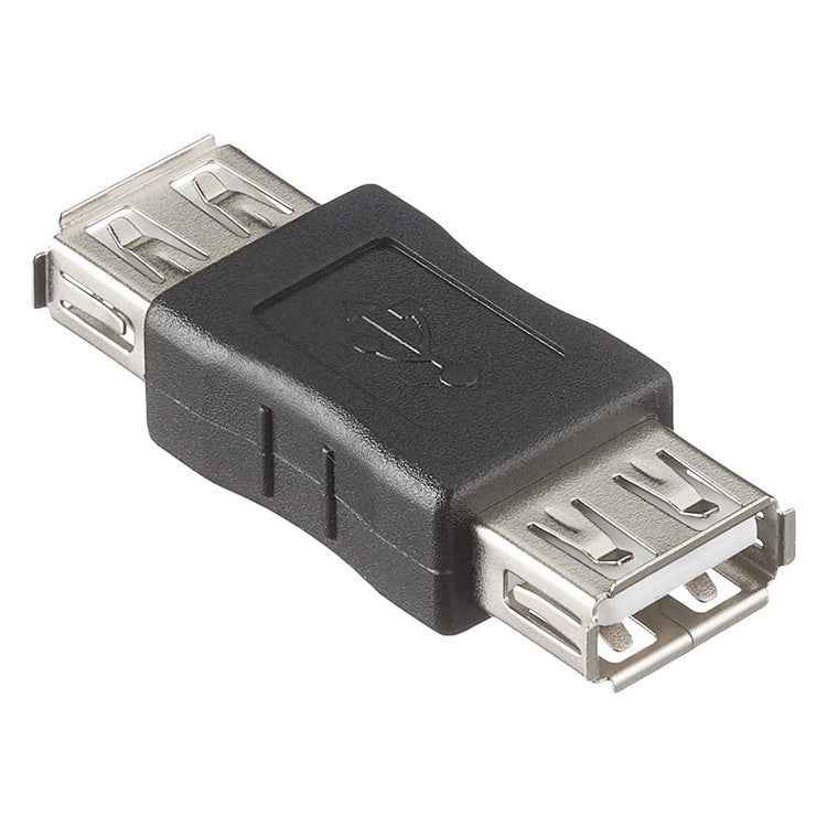 3pcs USB Double Female Straight-through Head USB Double Female Interface