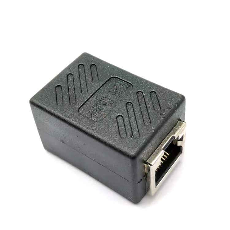 Network Straight-through Head RJ45 Network Cable Connector Butt Joint 8P8C Shielded Double-pass Head