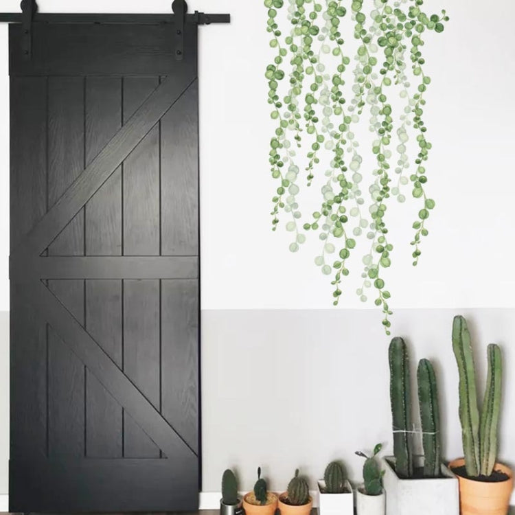 Green Leaf Self-adhesive Removable Wall Stickers, Green Leaf