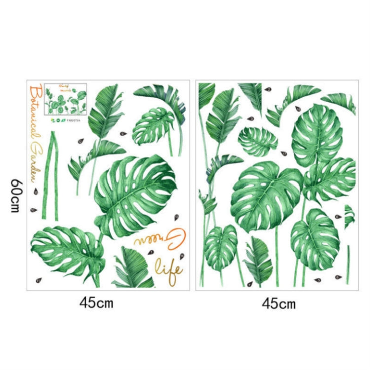 Green Vegetation Home Decoration Self-adhesive Wall Stickers, Green Vegetation