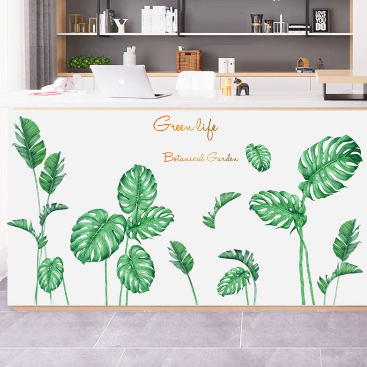 Green Vegetation Home Decoration Self-adhesive Wall Stickers, Green Vegetation