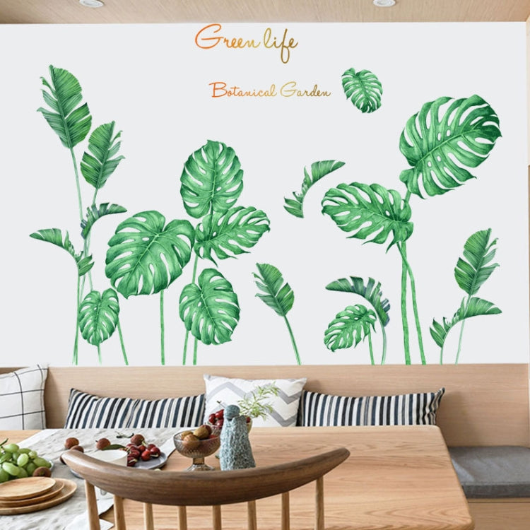 Green Vegetation Home Decoration Self-adhesive Wall Stickers, Green Vegetation